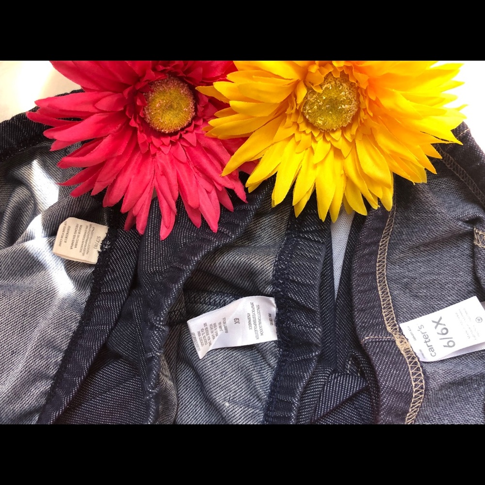 Girls Blue Jean Jeggings